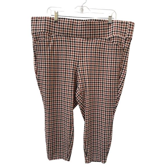 Studio by Torrid Pull On Pocket Pixie Houndstooth Pants Women's Petite Size 3X - Picture 1 of 3